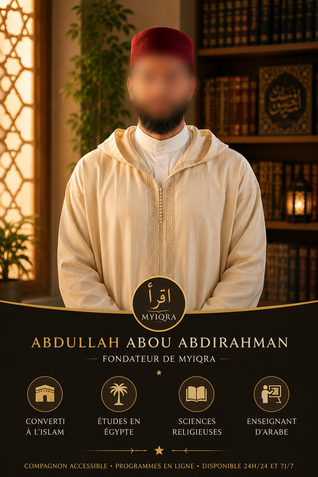 Abdullah Abou Abdirahman, créateur de MyIqra